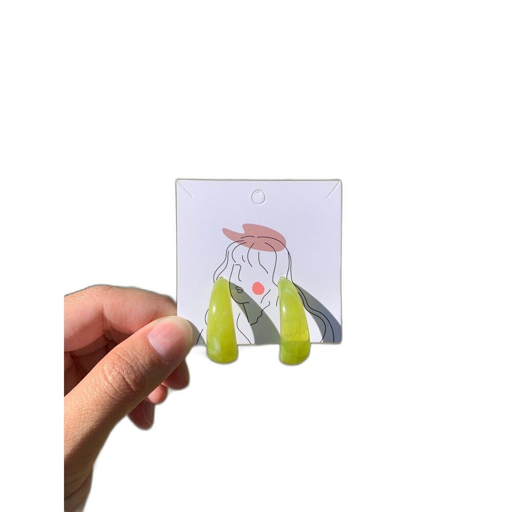 Anthropologie Acrylic Earrings